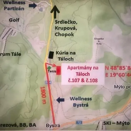 Apartamento Na Táloch 107&108 Chopok - Juh *